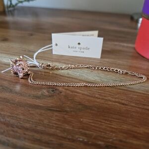 NWT Kate Spade Imagination Flying Pig Necklace